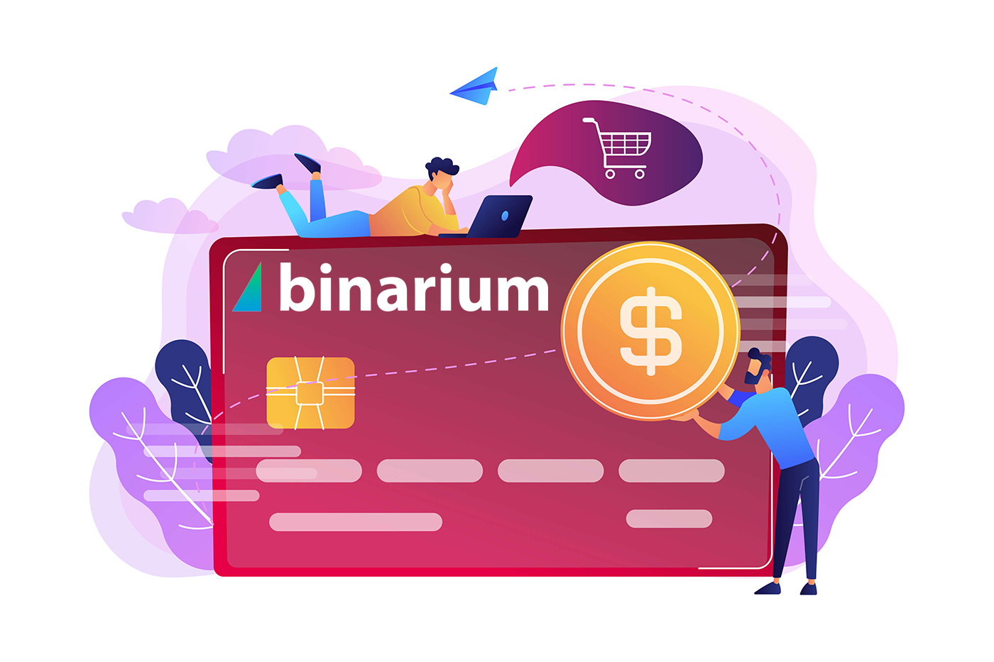 كيفية إيداع الأموال في Binarium 