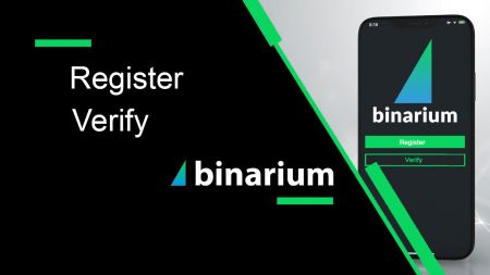 Como registrar e verificar uma conta no Binarium