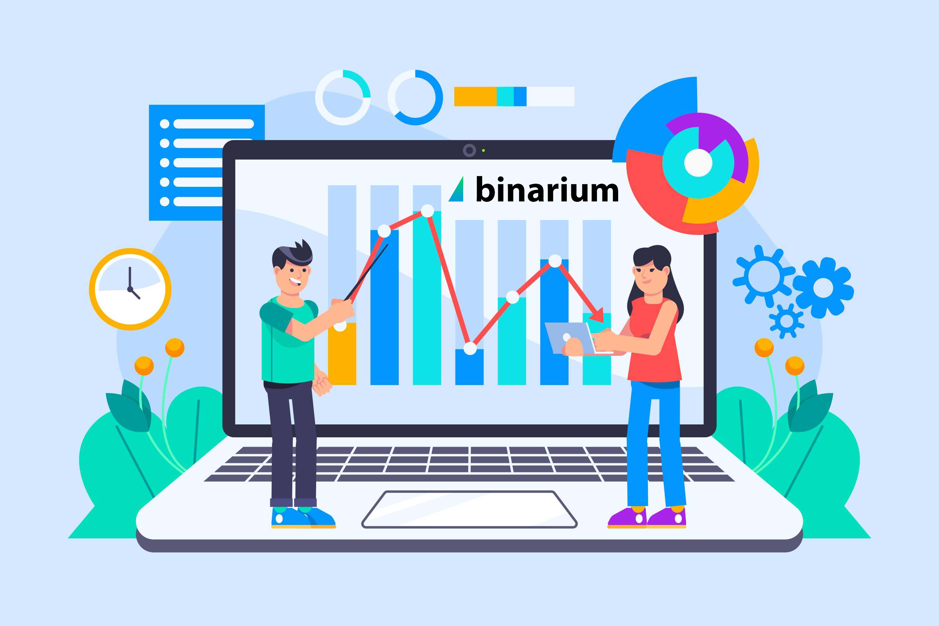 كيفية التسجيل وتداول الخيارات الثنائية في Binarium 