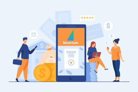 Depósito e retirada Binarium: métodos, limites e tempos de processamento